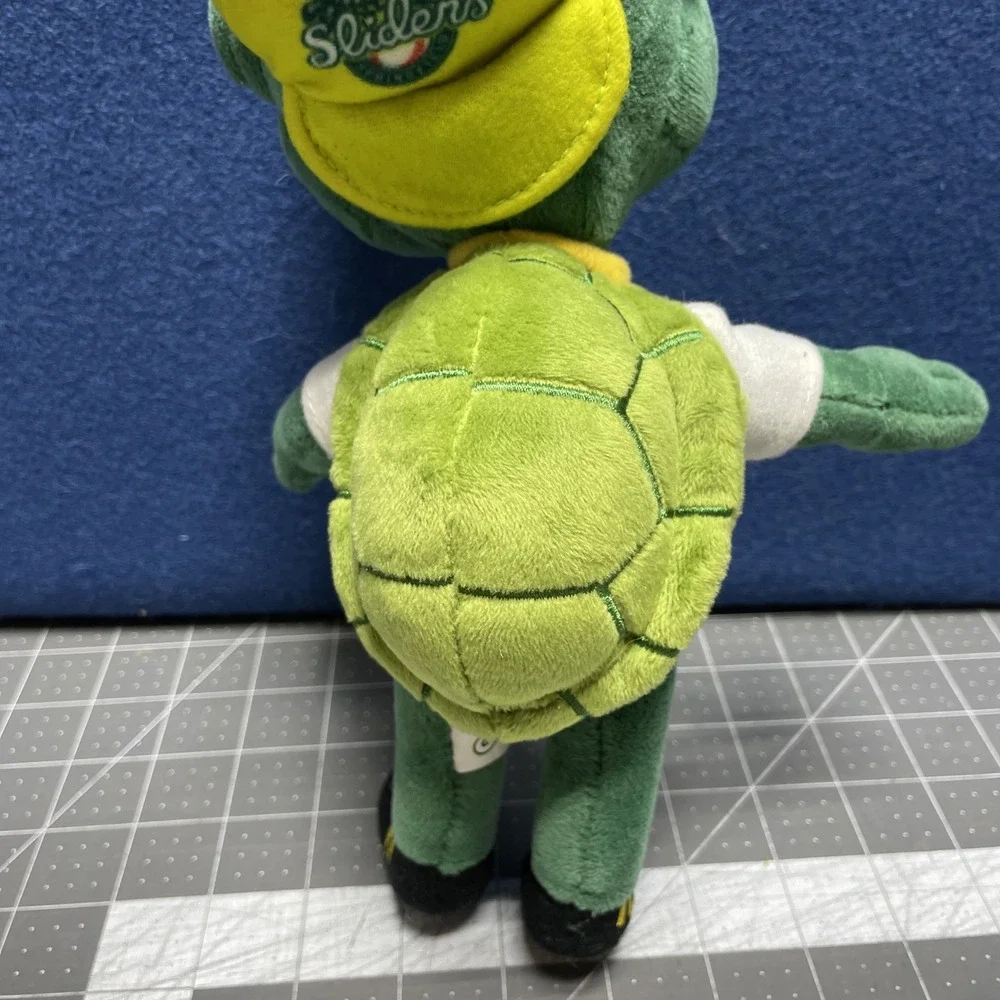 Speedy Slider mascot Stuffed Turtle Springfield Sliders Prospect League Illinois
